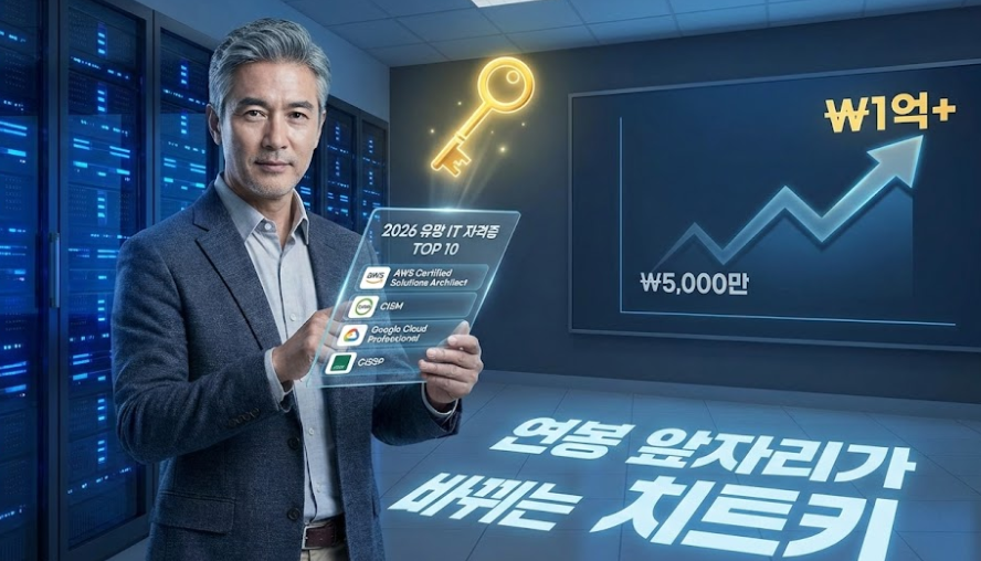 2026년 연봉 앞자리가 바뀌는 '치트키': IT 베테랑이 뽑은 유망 자격증 TOP 10