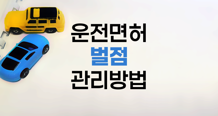 운전면허 벌점 제도 상세 안내, 누적 관리부터 소멸 방법까지