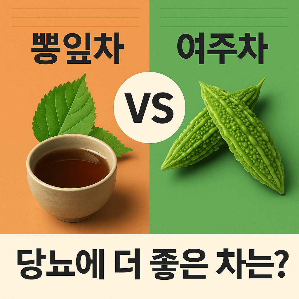뽕잎차 vs 여주차, 당뇨에 더 좋은 차는?