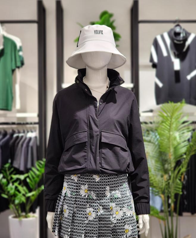 볼빅골프웨어 봄 가을 볼빅 여성 하이넥 보머 재킷 VLWBM802