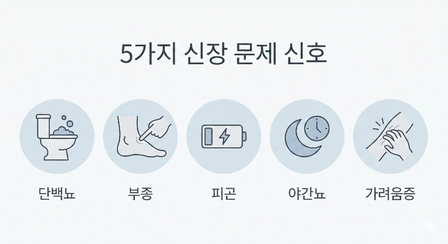 체크해야할 증상들