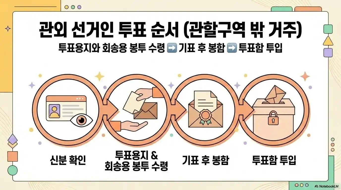 관외 선거인 투표 절차