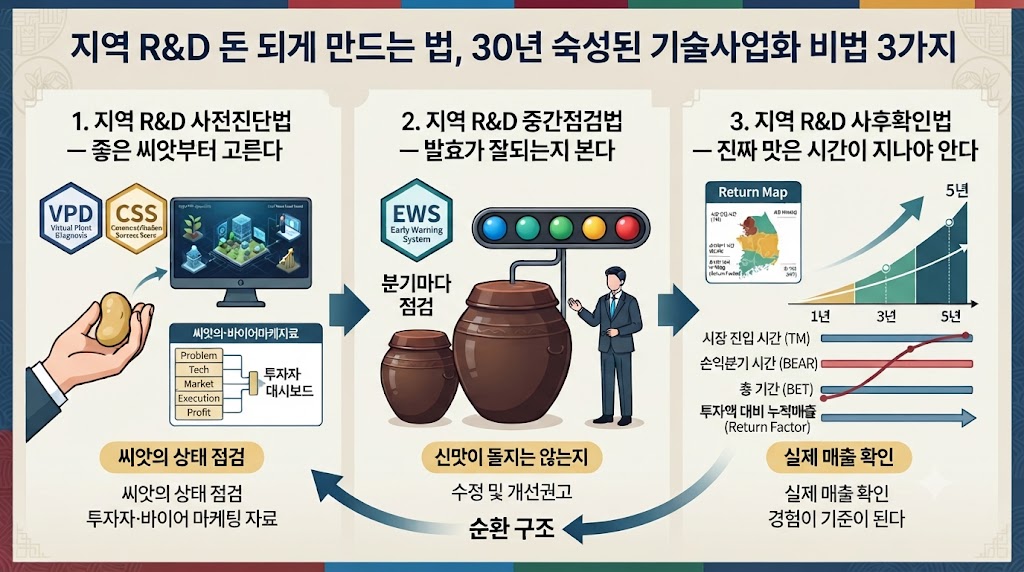 지역 R&amp;D 돈 되게 만드는 법, 30년 숙성된 기술사업화 비법 3가지