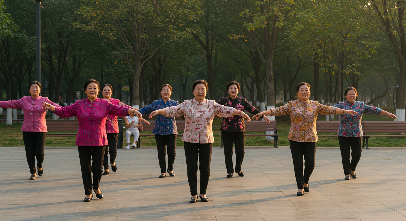 중국 공원 문화의 일상풍경