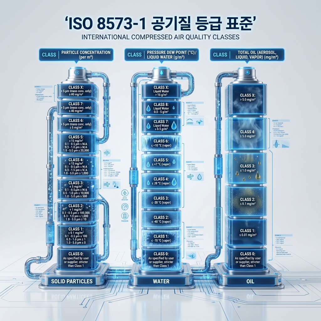 공기압 시스템의 3대 오염물 시스템 수명을 결정짓는 불청객의 정체 분석
