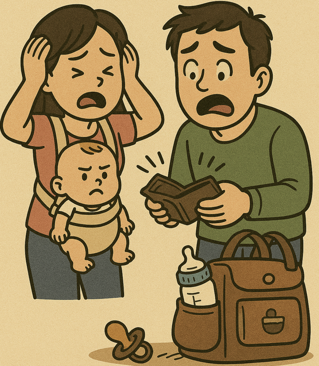 육아로 텅 빈 지갑