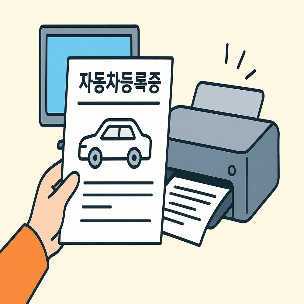 자동차등록증 재발급 인터넷으로 하는 방법