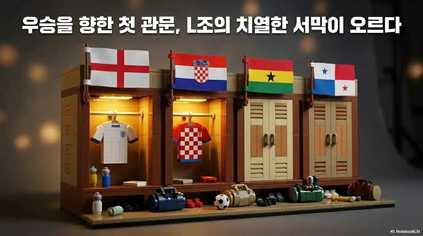 L조 잉글랜드 크로아티아 가나 파나마 조별리그 라커룸