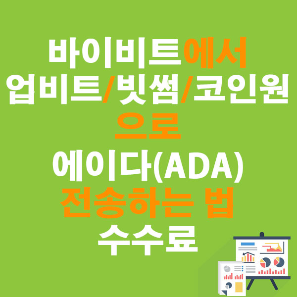 바이비트에서 업비트·빗썸·코인원으로 에이다(ADA) 전송하는 법 + 수수료