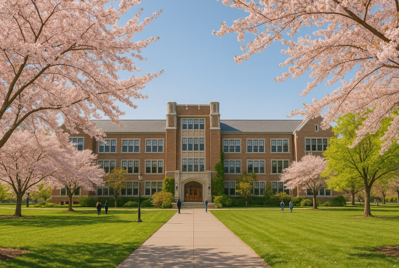 대학교 캠퍼스 전경