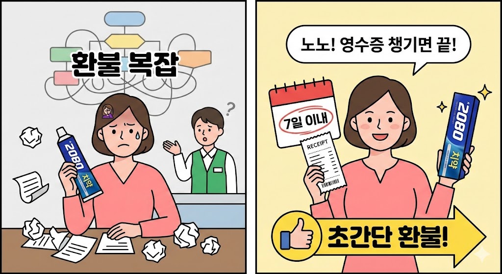 🤦♀️ '2080 치약' 환불 복잡해서 포기?