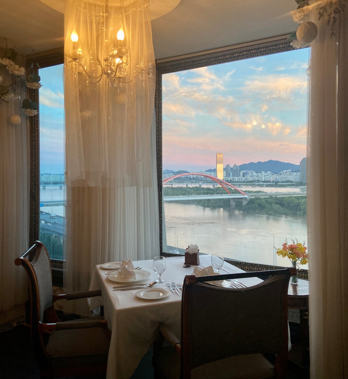  화이트데이 데이트 한강뷰