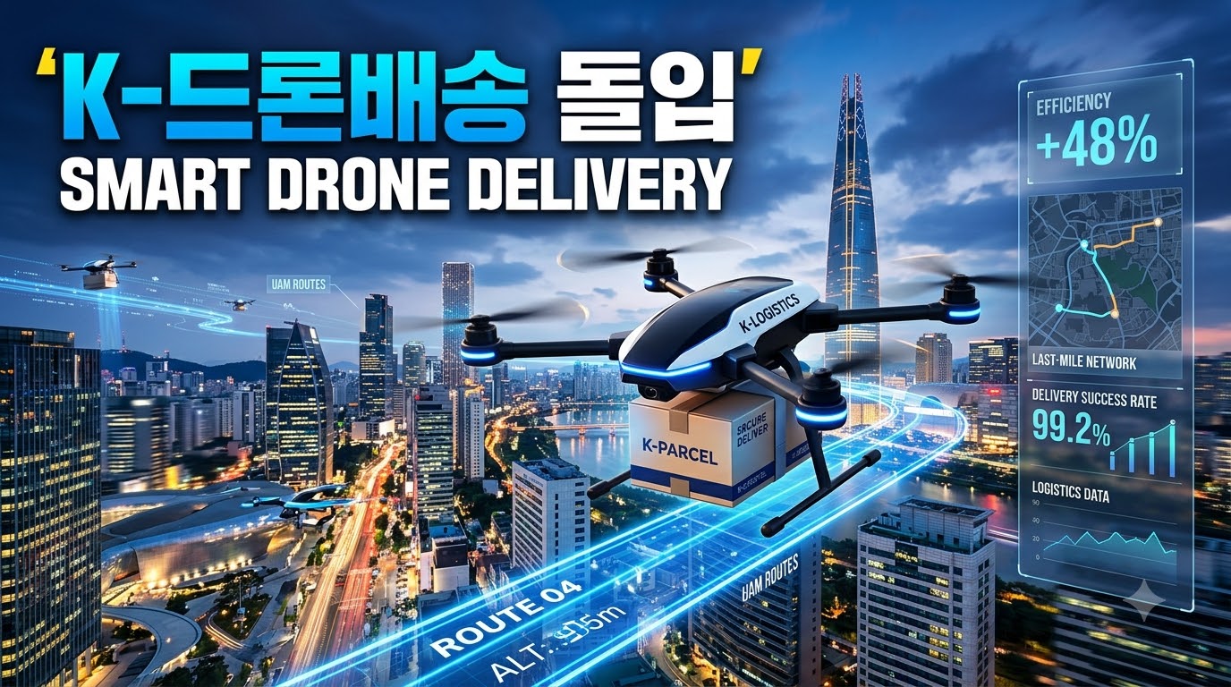 대한민국 무인 영토 시대 개막: 도심형 드론 배송 상용화의 명암과 과제