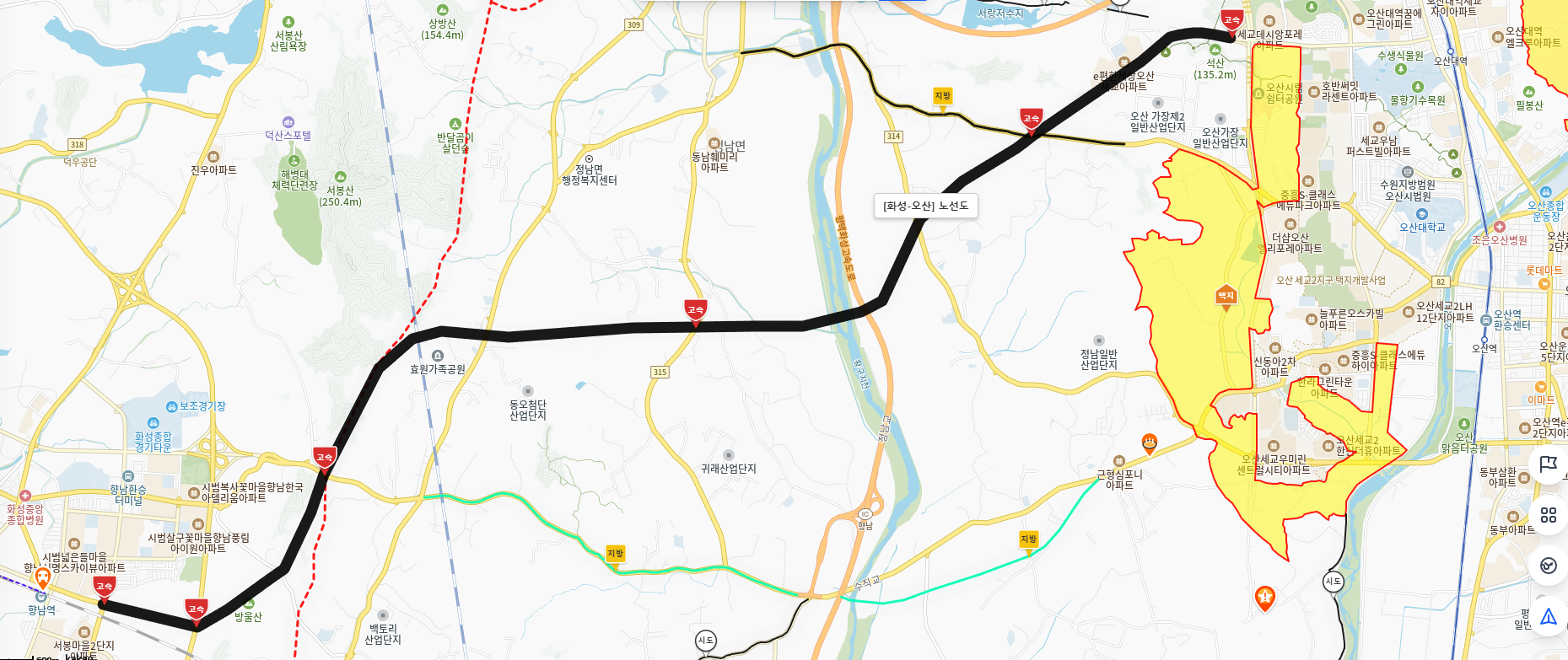 화성~오산 고속화도로 개통 예정｜향남 정남 오산 부동산 가치 변화 분석