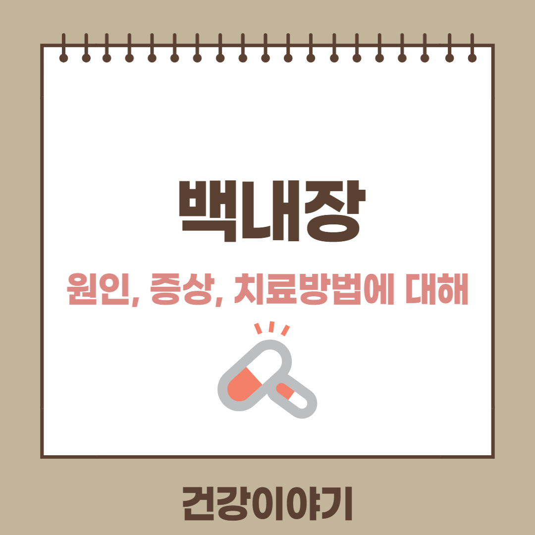 백내장의 원인 증상 치료