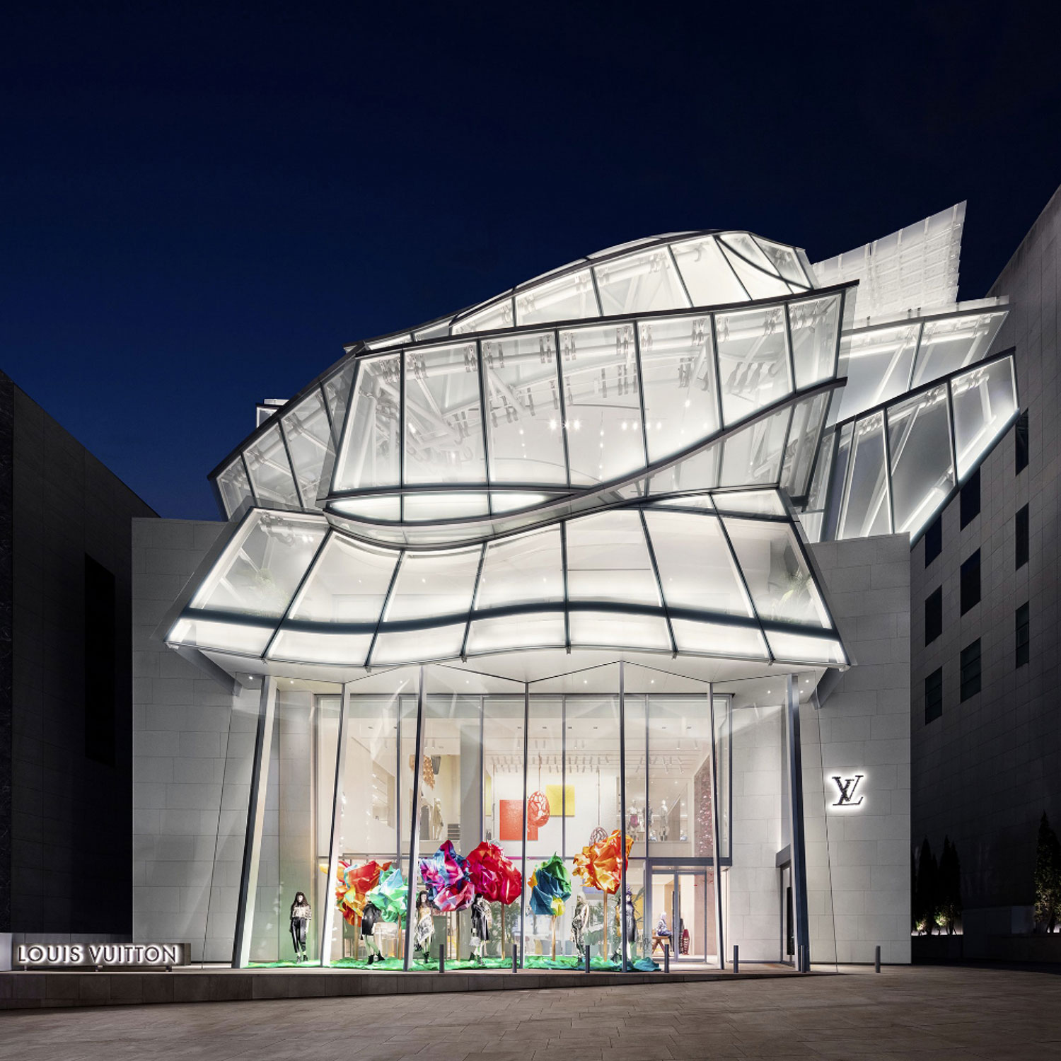 청담동에 위치한 루이비통 플래그십 스토어 (출처 : dezeen.com)