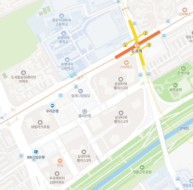 타워팰리스 위치