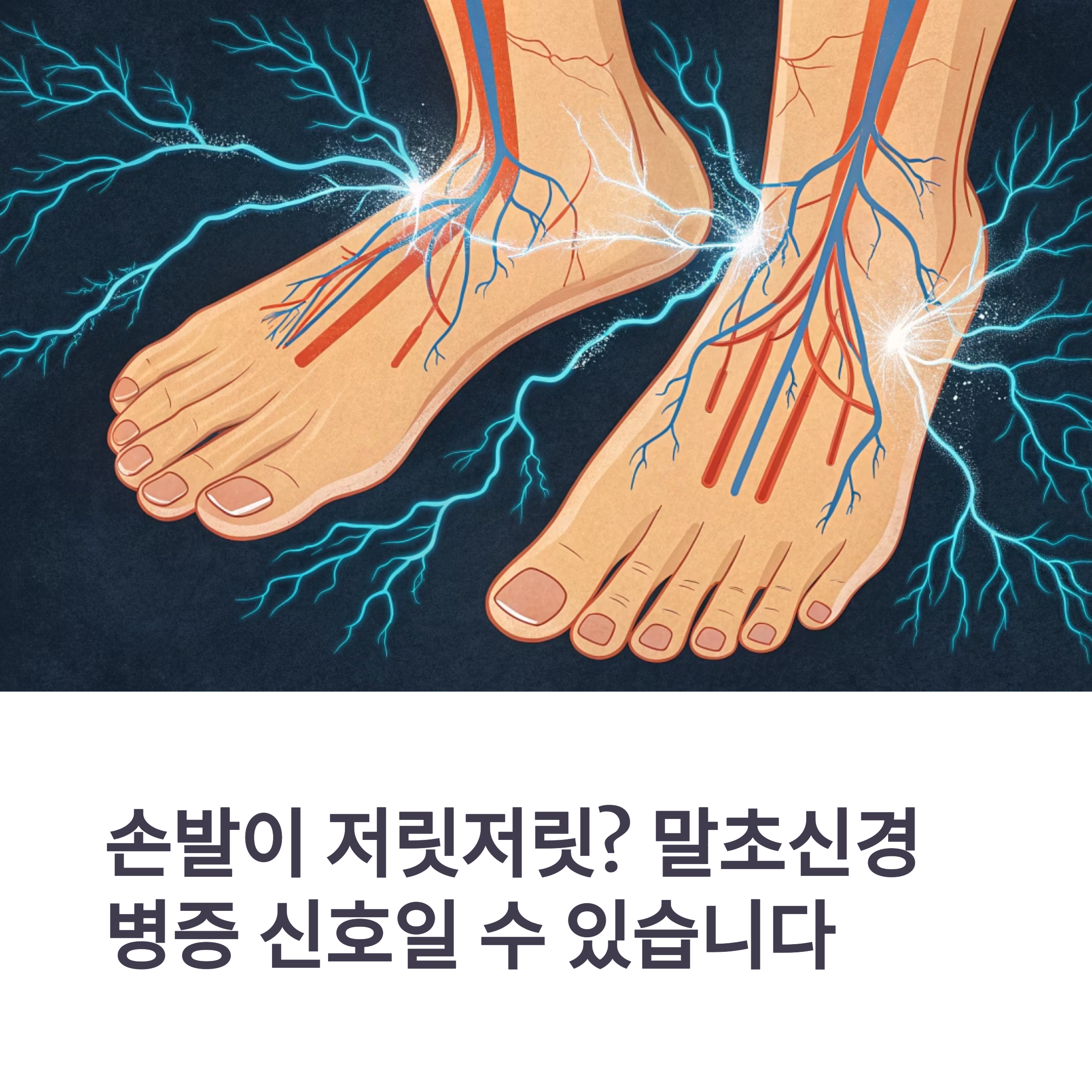 &lsquo;말초신경병증&rsquo; 초기 증상