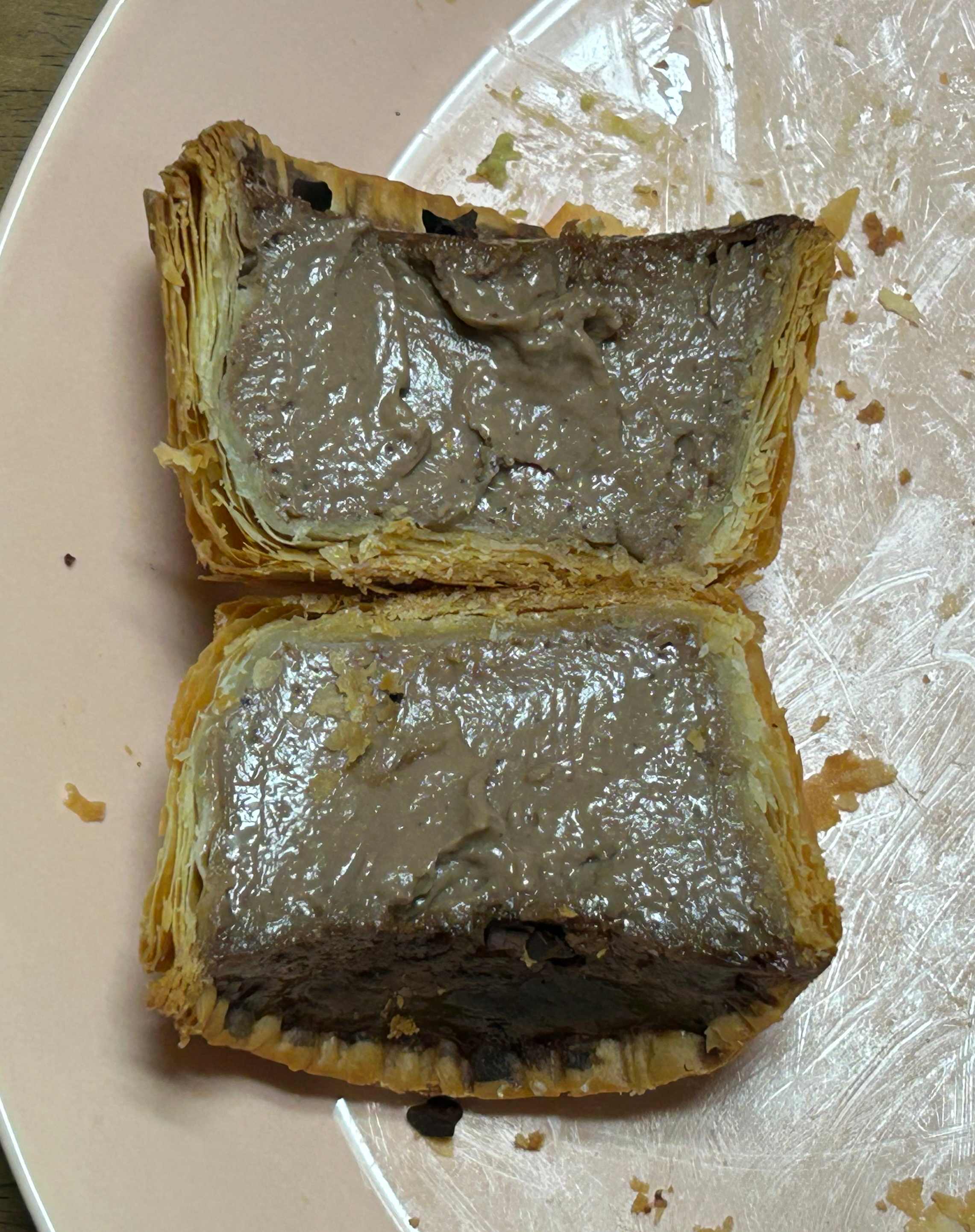 초코 단면