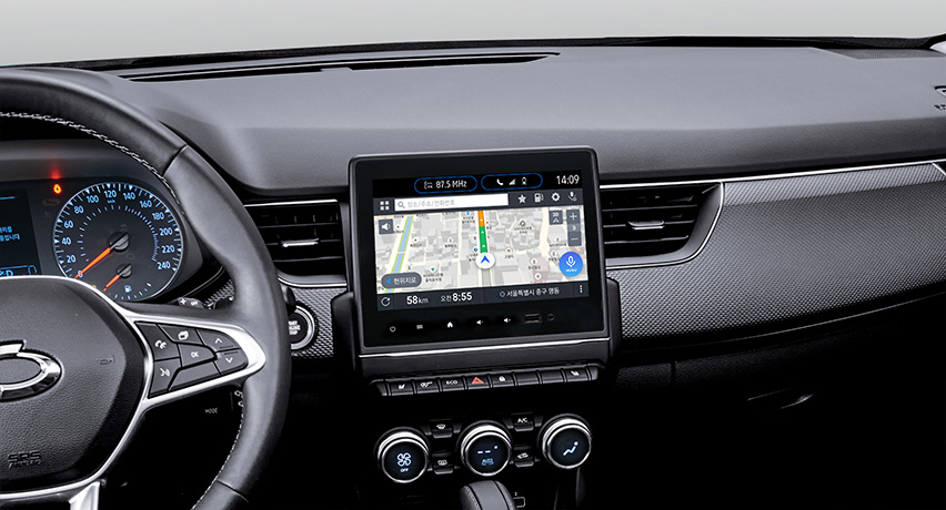 XM3 1.6 GTe LE트림에서만 선택가능한 8인치 악세사리 네비게이션!