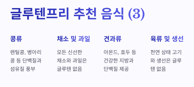 글루텐프리 추천 음식 3