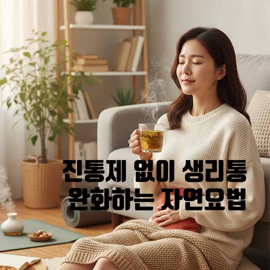 진통제 없이 생리통 완화하는 자연요법