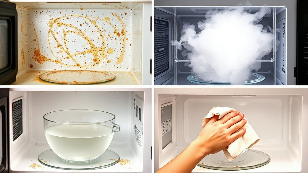 5분 청소 전자레인지