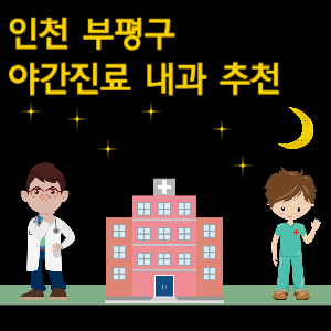 인천 부평구 내과 야간진료 병원 추천