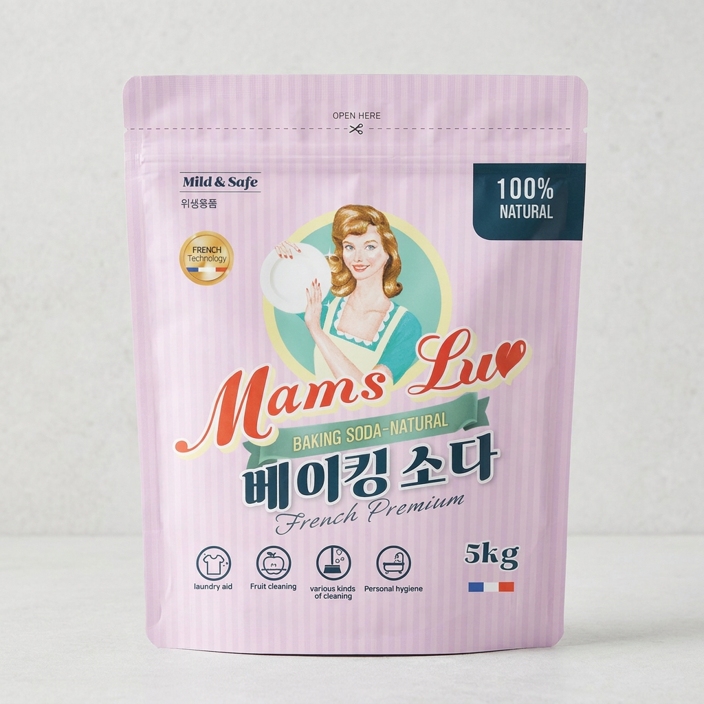 맘스럽 베이킹소다, 파우치, 5kg, 1개 | 토스쇼핑