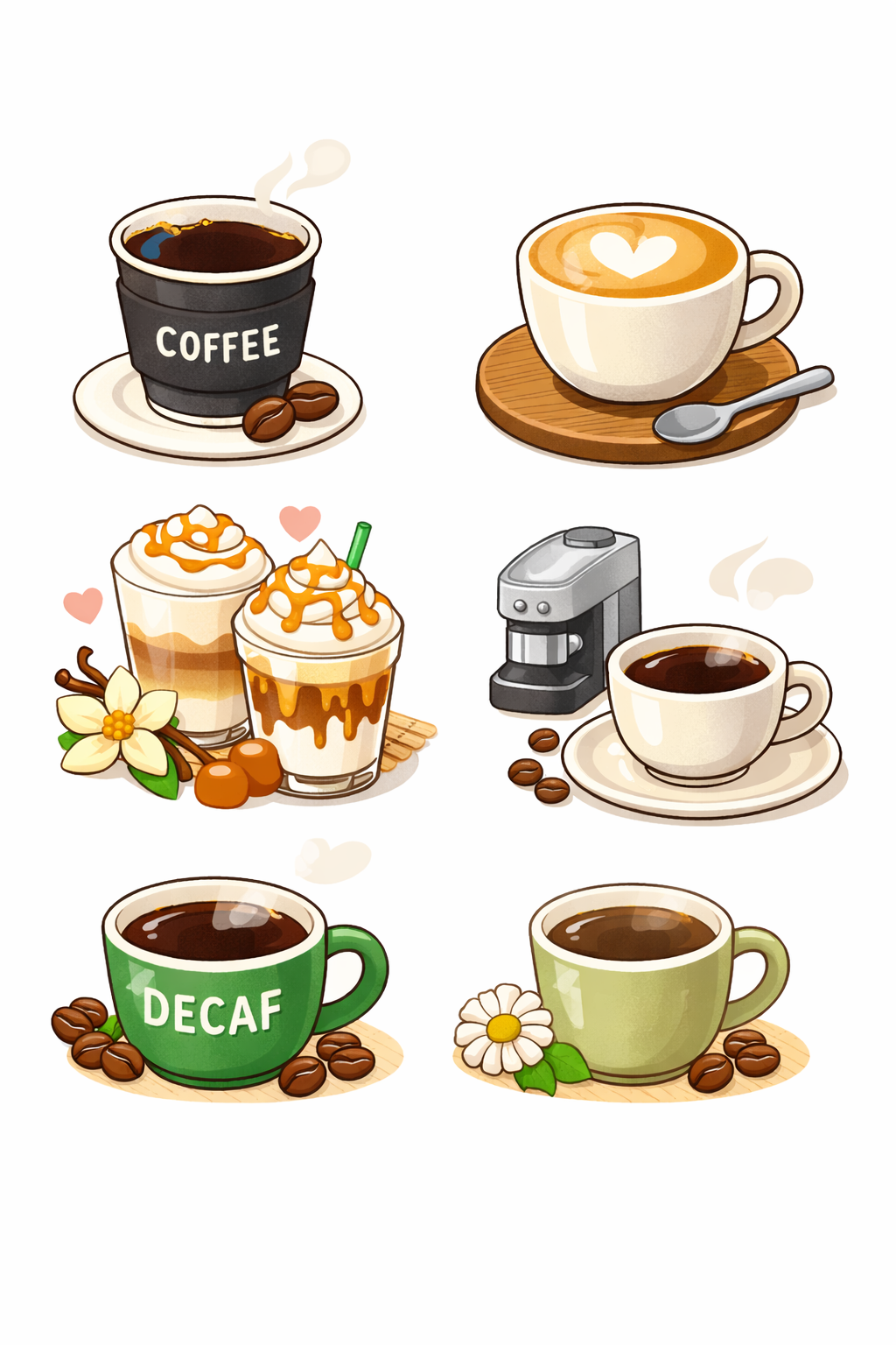 좋아하는 커피 스타일로 보는 성격 분석