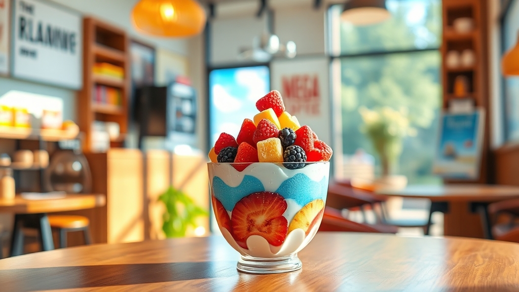 팥빙 젤라또 파르페