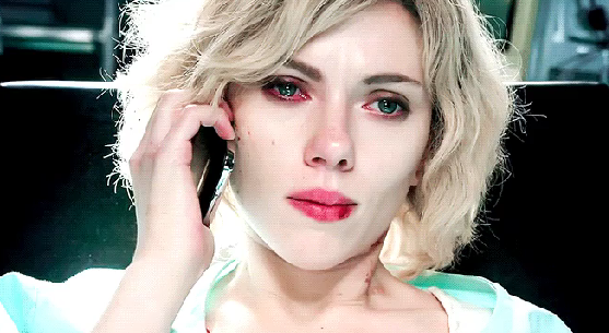 영화 루시에서의 스칼렛 요한슨