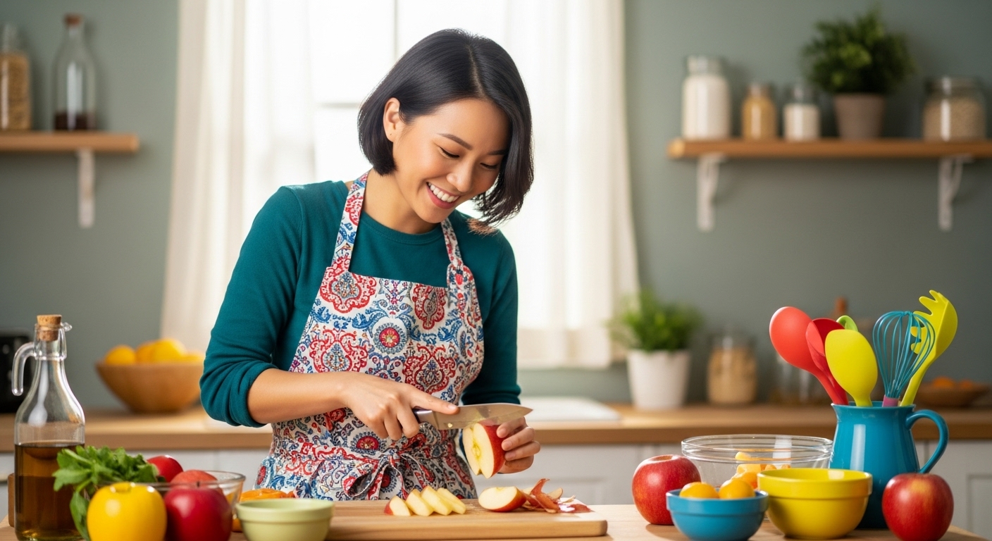 8월 제철과일 사과