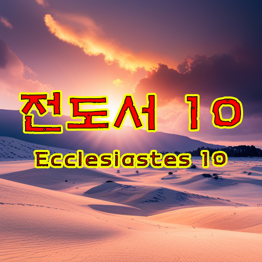 전도서 10장