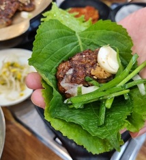 떡갈비쌈