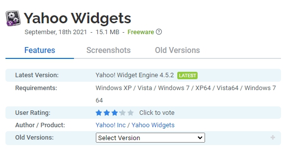 Yahoo-Widgets