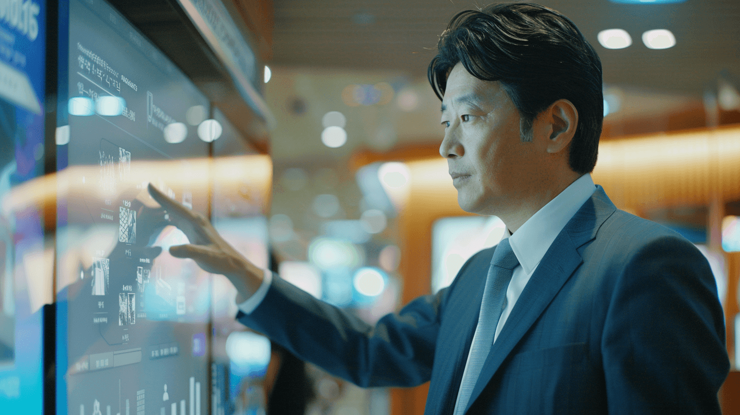 스크린을-터치중인-사람