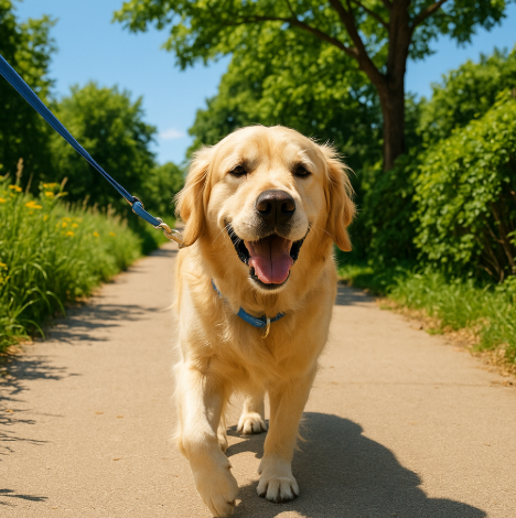 여름철 강아지 산책 관련 사진