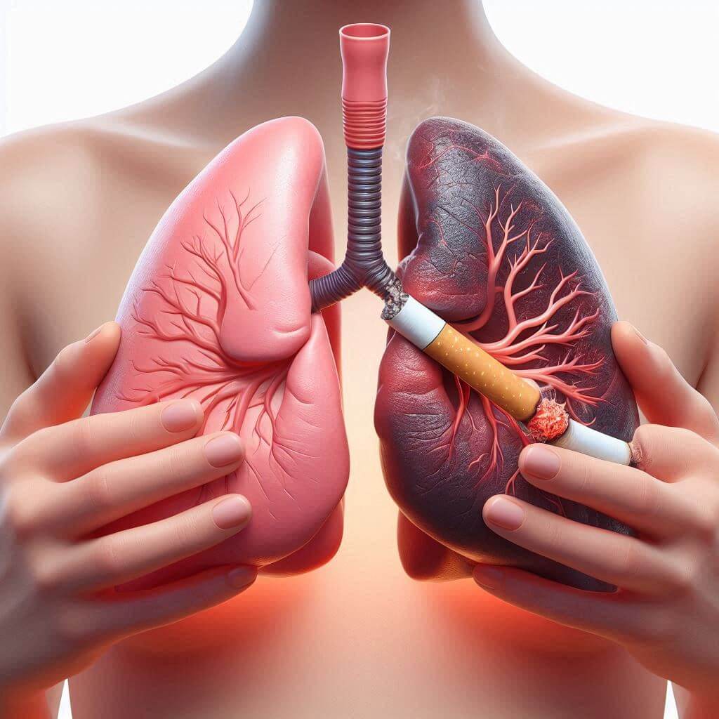 흡연자 폐