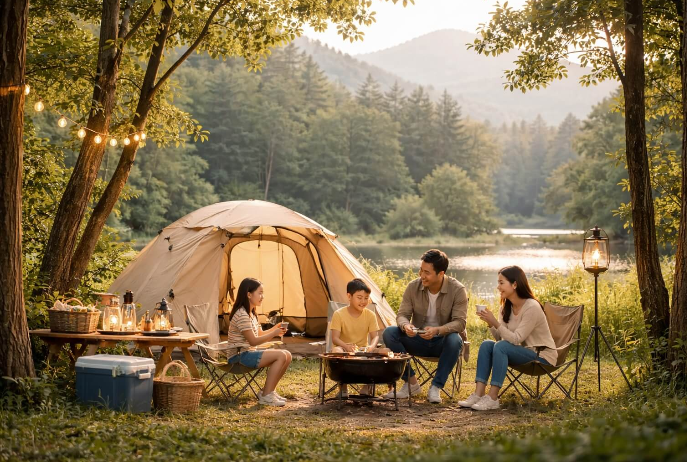가족과 함께 하는 캠핑