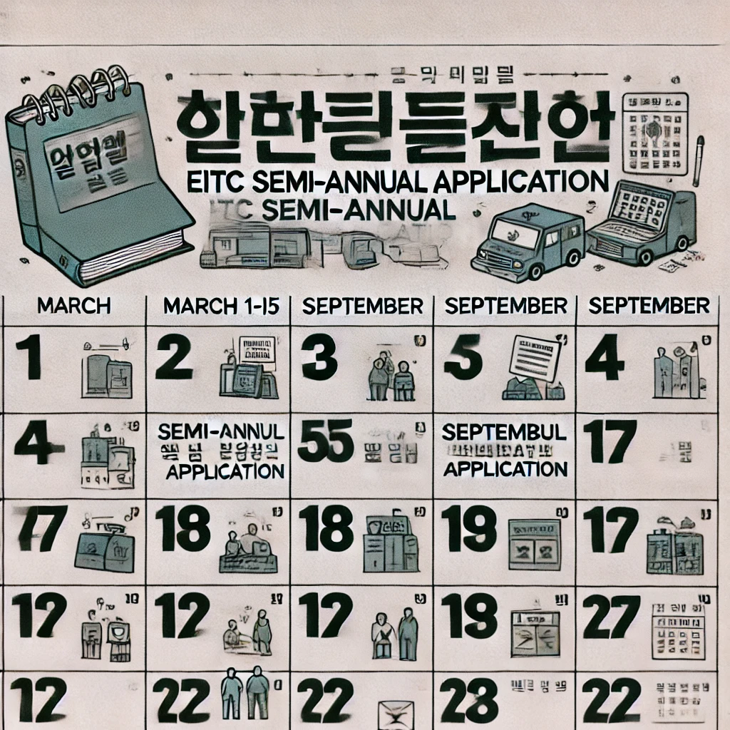 근로장려금 반기신청 정기신청 차이