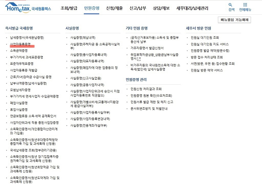 영문사업자