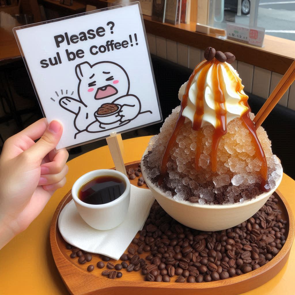 커피 빙수