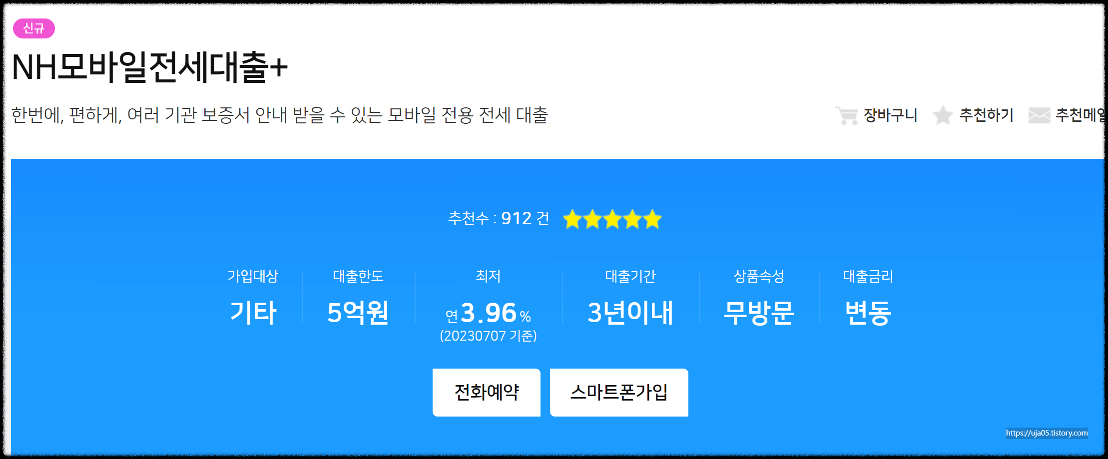 전세자금대출 추천 TOP5 최저금리