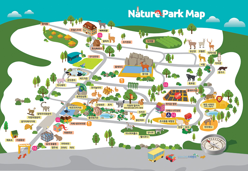 네이처파크 지도