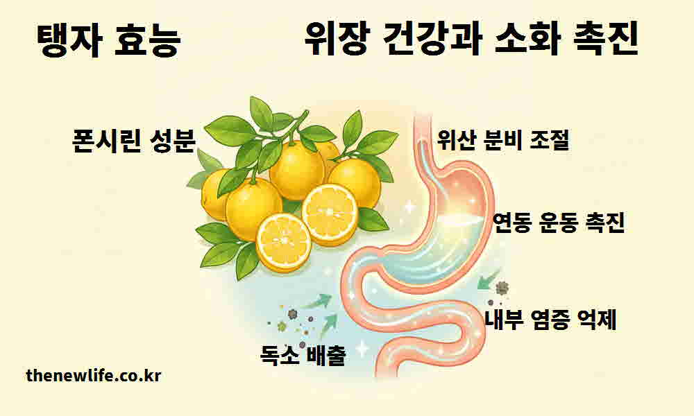 탱자 효능 위장 건강 소화 촉진