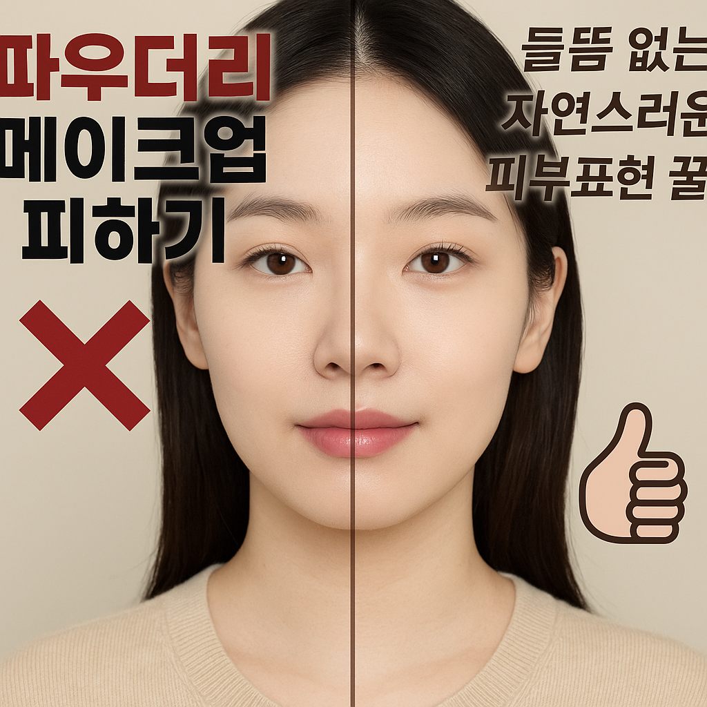 파우더리 메이크업