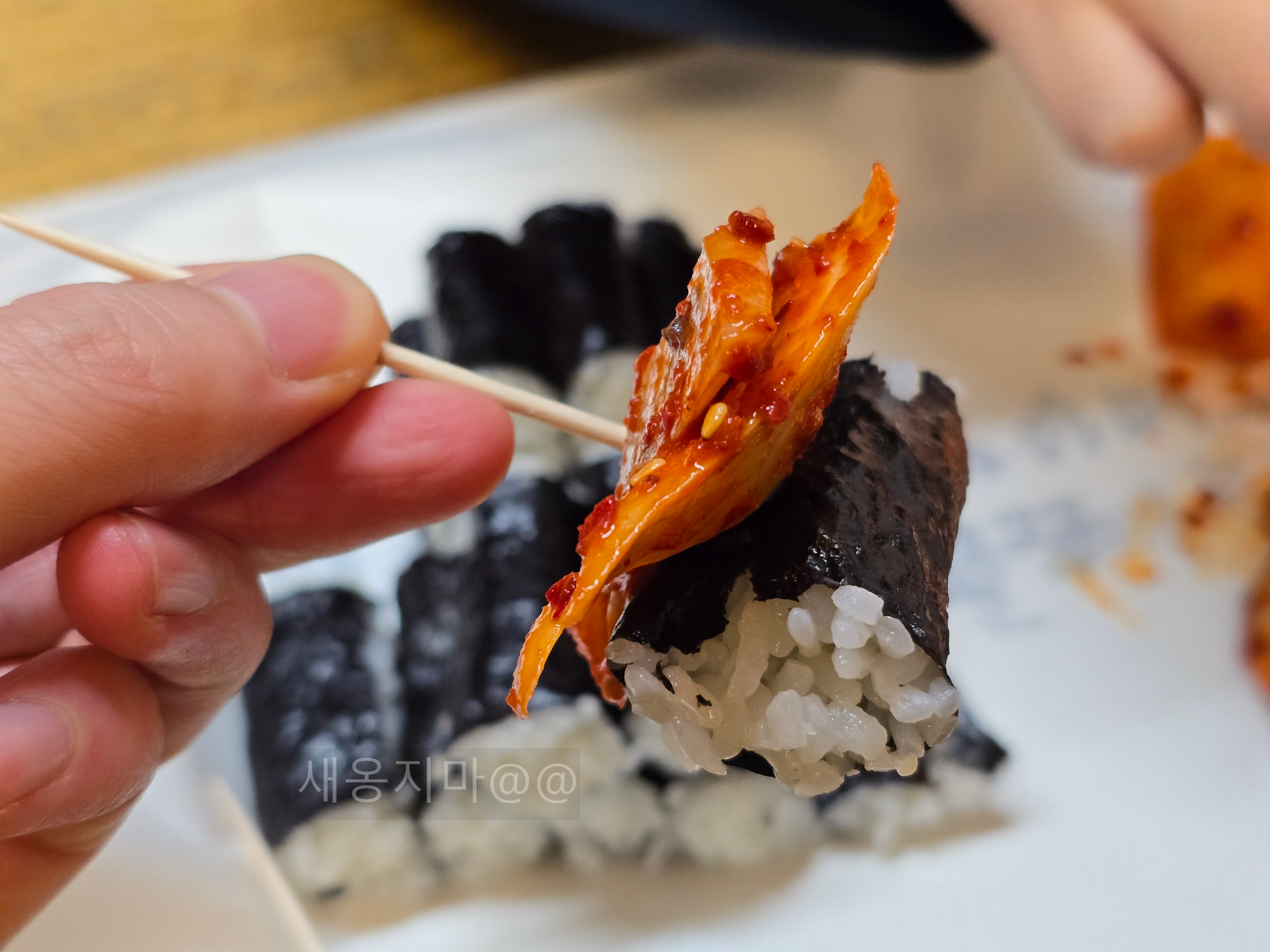 충무김밥-오징어-어묵-무침
