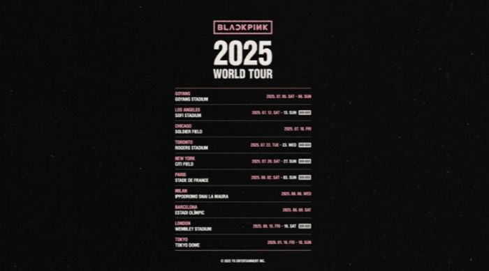 블랙핑크 2025 고양 콘서트 티켓 예매 방법