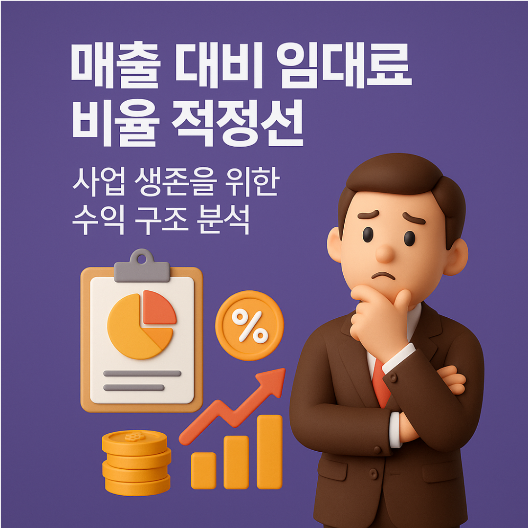매출 대비 임대료 비율 적정선 – 사업 생존을 위한 수익 구조 분석